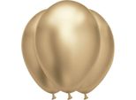 Palloncini In Lattice Grandi Per Feste Eleganti 6 Pezzi Oro 31-39Cm - Taglia Unica