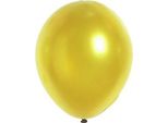 Palloncini Metallizzati Decorazione Festa 12 Pezzi Oro 28Cm - Taglia Unica