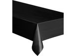 Tovaglia Di Plastica Halloween Decorazione Da Tavolo Nero 137 X 274 Cm -