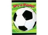 Biglietti Di Invito Al Calcio 8 Pezzi Colorati - Taglia Unica