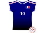 Decorazione Da Parete Francia Decorazione Calcio Blu - Taglia Unica