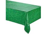 Tovaglia Decorazione Party Look Erba Verde 2,74X1,37M - Taglia Unica