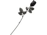 Rosa Di Stoffa Gothic Halloween Accessorio Nero 48X3Cm - Taglia Unica