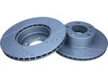 Disco Freno Maxgear Bmw P. E39 96- 296X22 Vent. Forato E Scanalato, Con Rivestimento Anticorrosione