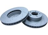 Disco Freno Maxgear Bmw P. E60/E61 Forato E Scanalato, Con Rivestimento Anticorrosione