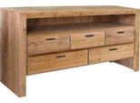 Credenza Teako Design Marstrand 180X85Cm In Legno Massiccio Teak - Mobili Tv Con Cassetti Resistenti Alle Intemperie