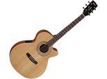 Cort SFX-ME Chitarra Elettroacustica Jumbo Naturale A Pori Aperti