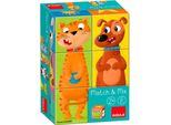 Goula- Puzzle A Cubo Impilabile Per Bambini Dai 2 Anni In Su, Multicolore (53468) Goula