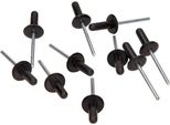 Romix Rivetto Universale Nero 6Mm Bmw / Ford / Renault / Volvo (10Pz)
