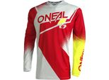 Maglia Element Racewear V.22 Rosso/Grigio/Giallo Neon - L