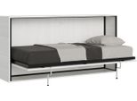 Itamoby - Letto Singolo A Scomparsa Kando Con Materasso Bianco Frassino