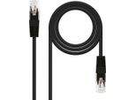Cavo Di Rete RJ45 Utp Nanocable 10.20.0400-L25-BK Cat.6/ 25Cm/Nero