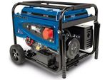 Generatore A Benzina Scheppach SG7100 Con E-Start | Motore A Benzina A 4 Tempi Con Potenza Di 5500W | Protezione Da Sovraccarico - Voltmetro - Segnalazione Del Livello Dell'olio | 1X Collegamento 230V, 400V E 12V | Generatore Di Emergenza