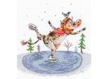 Rto Set Punto Croce "Graceful Skating"" M835, Schema Di Conteggio, 20X20 Cm"