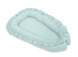 Baby Nest Premium Cocoon Per Neonati Con Volant My Sweet Baby - Menta - 5902366004546