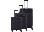 Travelite Carrello Chios 4W Trolley L / M / S Black Nero