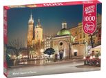 Cherry Pazzi Puzzle Della Piazza Del Mercato Reale Di Cracovia, Polonia 1000 Pezzi