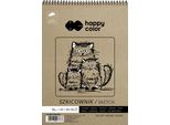 Happy Color Spiral Sketchbook A5 80/90G 60 Fogli