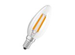 Osram Superstar+ Classic B Fil 40 Lampada Led, E14, A Forma Di Mini Candela, 2,9W, 470Lm, 2700K, Luce Bianca Calda, Dimmerabile, Tecnologia A Filamento Led, Bassissimo Consumo Energetico, Classe Di Efficienza Energetica C