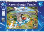 Puzzle Ravensburger 10947 La Famiglia Degli Amici Animali 100 Pezzi Xxl 10947