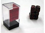 Chessex - Traslucido - 12X D6 16Mm - Fumo/Rosso