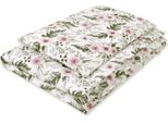 Set Di Biancheria Da Letto Per Bambini In Cotone 2 Pezzi 135X100 Cm - Peonie Rosa