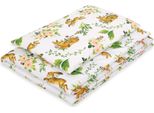 Set Di Biancheria Da Letto Per Bambini In Cotone 2 Pezzi 135X100 Cm - Nella Foresta