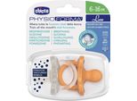 Chicco Physioforma Luxe Succhietto In Silicone 6-16M Arancione, 2 Pezzi