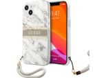 Guess Guhcp13Skmabgr Iphone 13 Mini 5,4 Szary/Grey Hardcase Marble Strap Collection