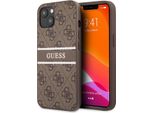 Guess Guhcp13S4Gdbr Custodia Rigida Per Iphone 13 Mini 5,4 BrąZowy/Brown 4G Stripe