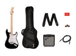 Fender Squier Sonic Stratocaster Pack Nero Chitarra Elettrica