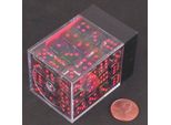 Chessex Trasparente Rosso Fumo D6 12Mm Set Di Cubi 36 Pezzi