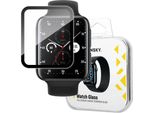 Wozinsky Watch Glass Vetro Ibrido Per Oppo Watch 2 46 Mm Nero