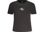 Calvin Klein Jeans - T-Shirt Nera Con Logo - M