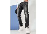 Pantaloni Denim Da Uomo Bekka Nero S29