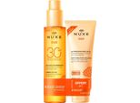 Nuxe Sun Huile Solaire Bronzante Visage Et Corps SPF30 150 Ml Latte Fresco Bellezza