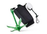Set Di Ancore Per Kayak, 3,5 Lbs - Set Di Ancore Per Tavole Da Paddle Con Corda Da 8 M E Boa - Ancora Pieghevole Per Piccole Imbarcazioni Con Borsa E Moschettone - Accessori Per Kayak, Piccole Imbarcazioni E Canoe.