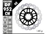 Set Di Dischi Freno Galfer 2X DF952CW Wave® Flottanti Anteriori 330X5Mm Per Aprilia RSV4 Rr Rf Tuono V4 Factory 1000 / 1100 Ccm Anno 2017 - 2024