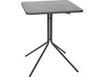 Tavolo Tavolo Pieghevole Ambiance X99001620 Grigio Scuro 58 X 58 X 70 Cm