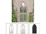 The Living Store Specchio Da Giardino Sabbia 70X30 Cm In Ferro