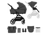 Kinderkraft Select Passeggino Combinato Yoxi 2In1 Grigio Chiaro Di Luna