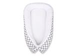 Culla Premium Double-Face BOBONO- Cerchi Grigio/Bianco
