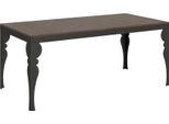 Itamoby - Tavolo Allungabile 180/440X90 Cm Paxon Evolution Noce Telaio E Gambe Antracite
