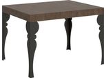 Itamoby - Tavolo Allungabile 120/204X80 Cm Paxon Noce Gambe Antracite