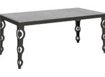Itamoby - Tavolo Allungabile 180/440X90 Cm Karamay Evolution Cemento Telaio E Gambe Antracite