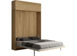 Itamoby - Letto Matrimoniale A Scomparsa 160 Kentaro Con Pensile Quercia Natura