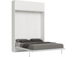 Itamoby - Letto Matrimoniale A Scomparsa 160 Kentaro Con Pensile Bianco Frassino