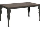 Itamoby - Tavolo Allungabile 160/420X90 Cm Paxon Evolution Noce Telaio E Gambe Antracite
