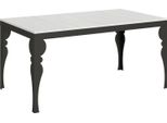 Itamoby - Tavolo Allungabile 160/420X90 Cm Paxon Evolution Bianco Frassino Telaio E Gambe Antracite
