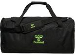 Hummel Hmlcore 2.0 Borsa Sportiva Neon Nero/Verde Gecko Nero/Verde Gecko S
